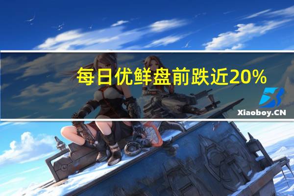 每日优鲜盘前跌近20%