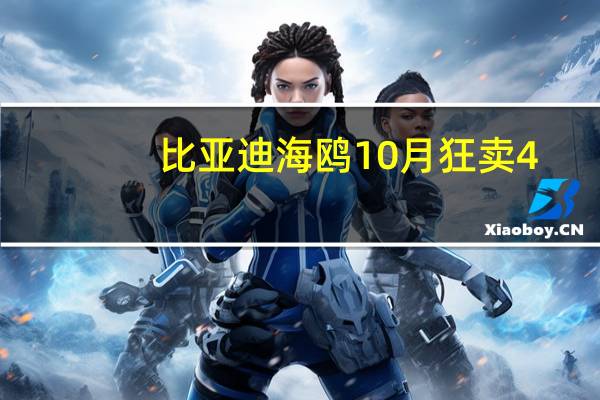 比亚迪海鸥10月狂卖4.335万台：蝉联全国小型车月销量冠军