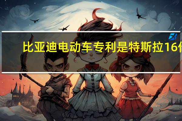 比亚迪电动车专利是特斯拉16倍