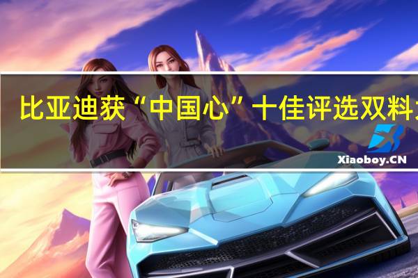 比亚迪获“中国心”十佳评选双料大奖：动力专家赞不绝口！