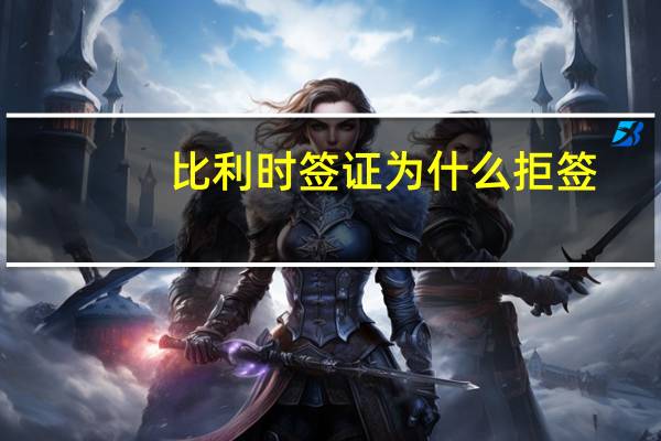 比利时签证为什么拒签
