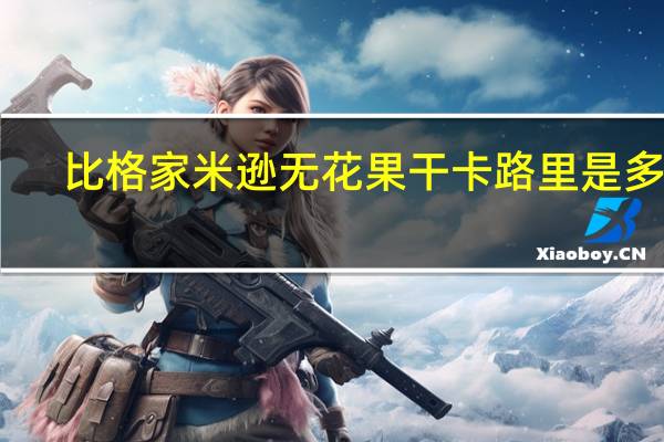 比格家米逊 无花果干卡路里是多少