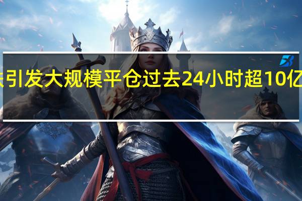 比特币急跌引发大规模平仓过去24小时超10亿美元头寸被平仓