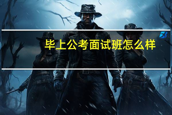 毕上公考面试班怎么样