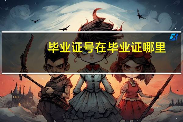 毕业证号在毕业证哪里