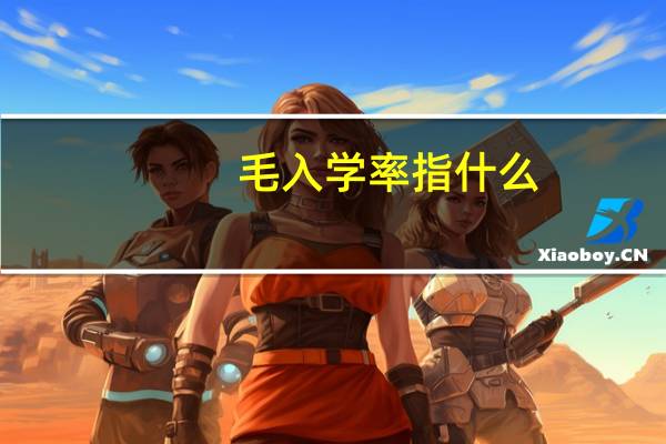 毛入学率指什么（毛入学率是什么意思）