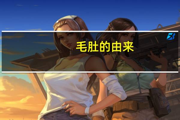 毛肚的由来
