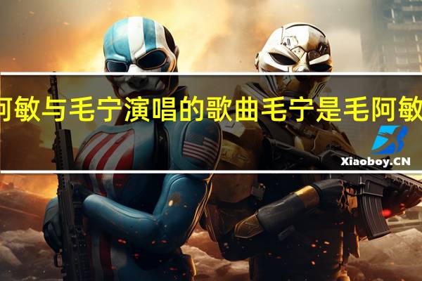 毛阿敏与毛宁演唱的歌曲 毛宁是毛阿敏的什么人