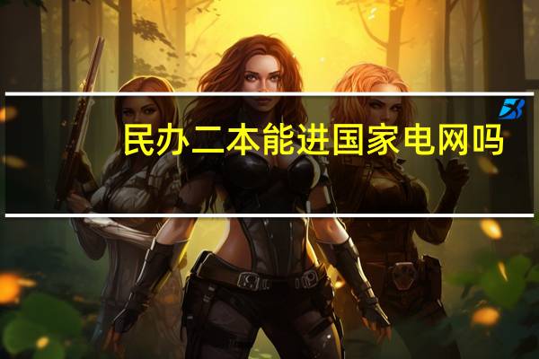 民办二本能进国家电网吗