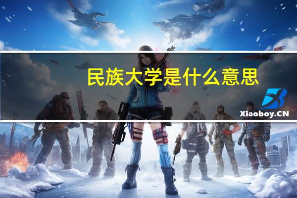 民族大学是什么意思?