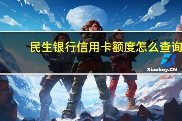 民生银行信用卡额度怎么查询(民生银行信用卡额度怎么调整)