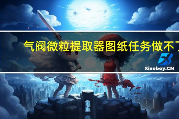 气阀微粒提取器图纸任务做不了（气阀微粒提取器）
