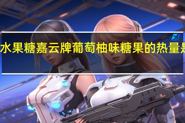 水果糖 嘉云牌 葡萄柚味糖果的热量是多少
