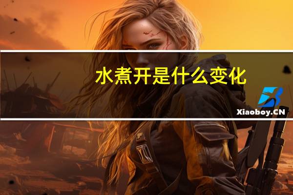 水煮开是什么变化