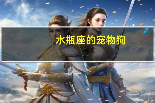 水瓶座的宠物狗