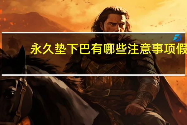 永久垫下巴有哪些注意事项 假体垫下巴可以永久吗