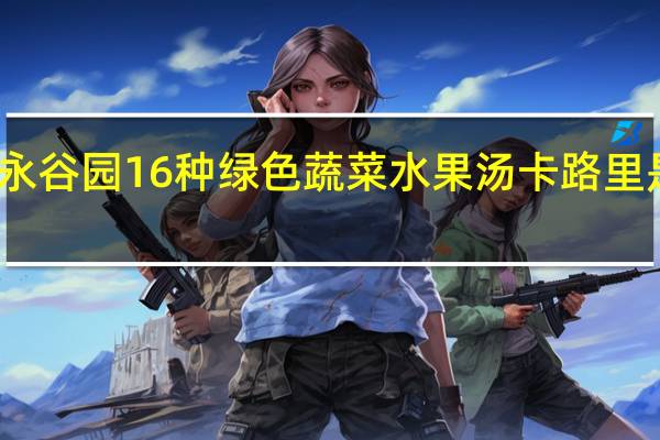 永谷园 16种绿色蔬菜水果汤卡路里是多少