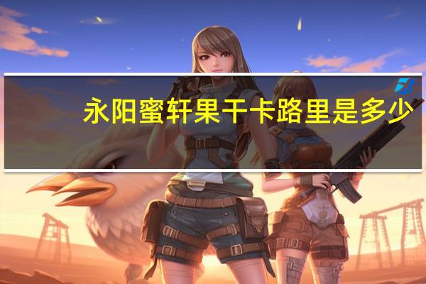 永阳 蜜轩果干卡路里是多少