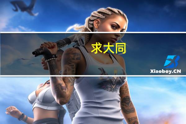 求大同，存小异意思是什么