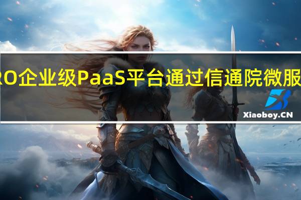 汉得HZERO企业级PaaS平台通过信通院微服务平台能力认证
