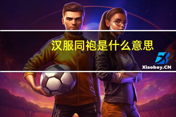 汉服同袍是什么意思