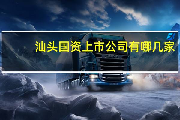 汕头国资上市公司有哪几家