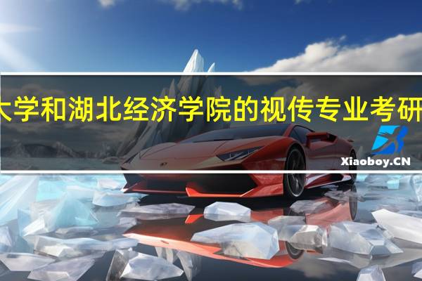 江汉大学和湖北经济学院的视传专业考研哪个学校好