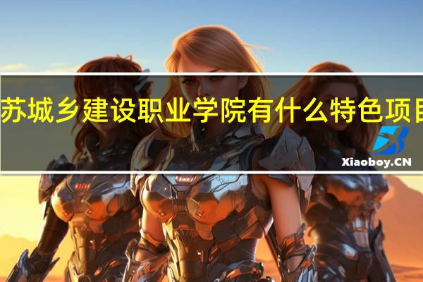 江苏城乡建设职业学院有什么特色项目或课程