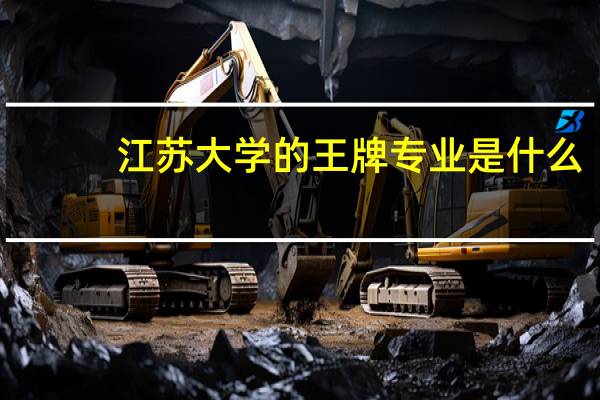 江苏大学的王牌专业是什么
