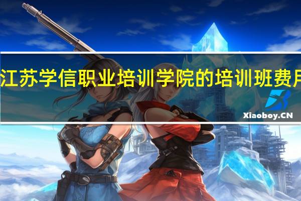 江苏学信职业培训学院的培训班费用情况