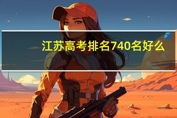 江苏高考排名740名好么