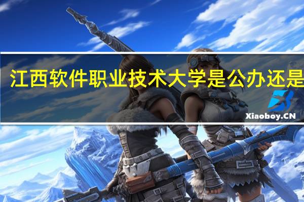 江西软件职业技术大学是公办还是民办