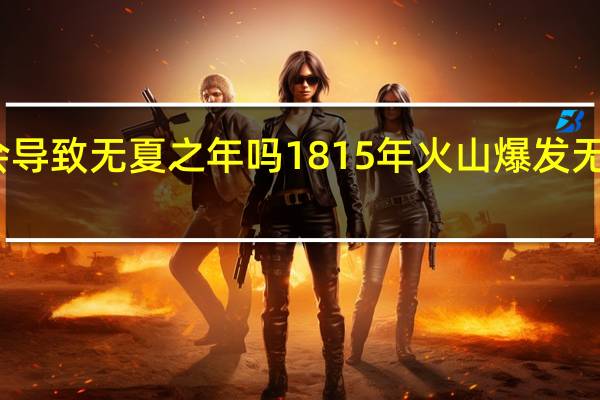 汤加火山会导致无夏之年吗 1815年火山爆发无夏之年怎么回事