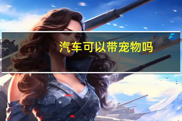 汽车可以带宠物吗