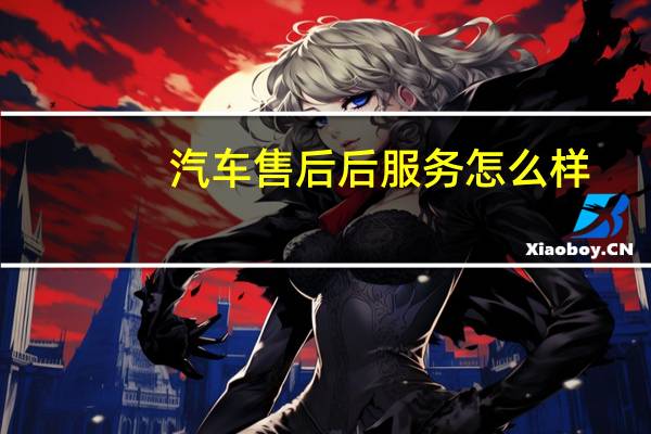 汽车售后后服务怎么样