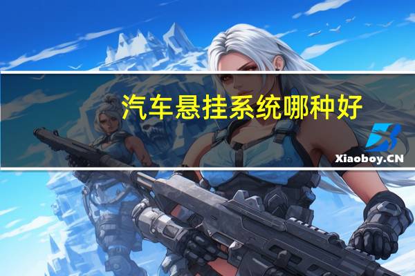 汽车悬挂系统哪种好
