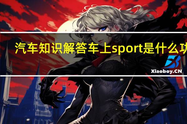 汽车知识解答车上sport是什么功能