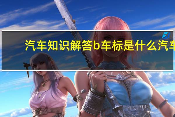 汽车知识解答b车标是什么汽车？