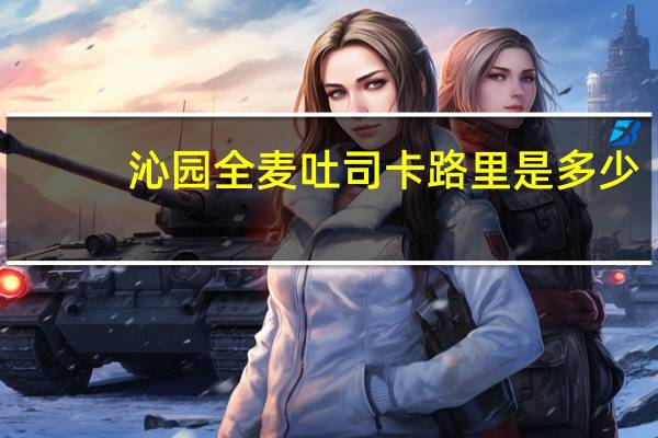 沁园 全麦吐司卡路里是多少