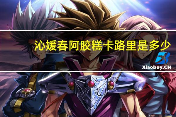 沁媛春 阿胶糕卡路里是多少