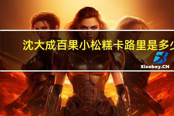 沈大成 百果小松糕卡路里是多少