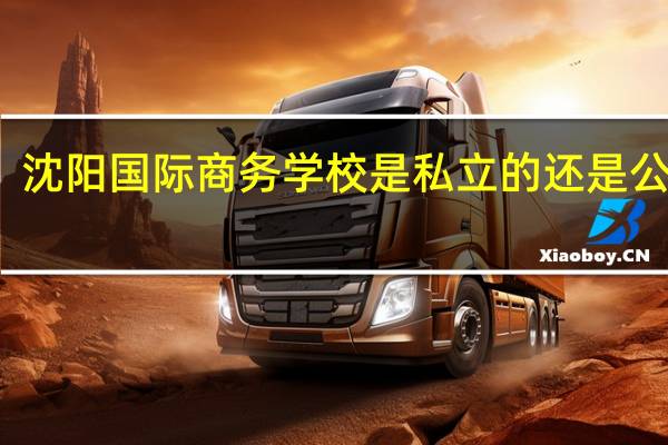 沈阳国际商务学校是私立的还是公办的