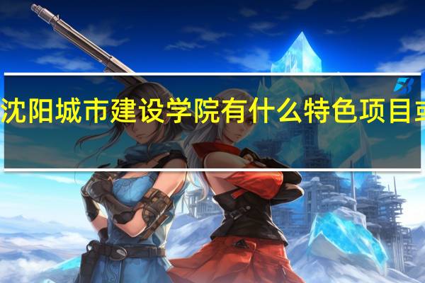 沈阳城市建设学院有什么特色项目或课程