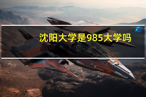 沈阳大学是985大学吗