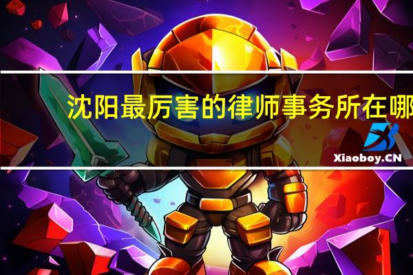 沈阳最厉害的律师事务所在哪