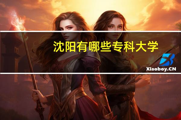 沈阳有哪些专科大学