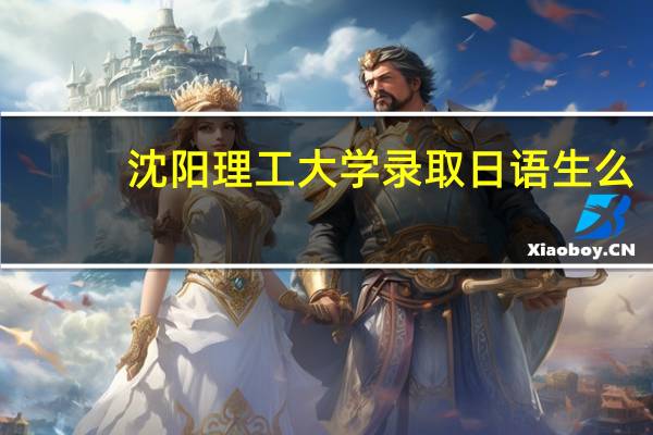 沈阳理工大学录取日语生么