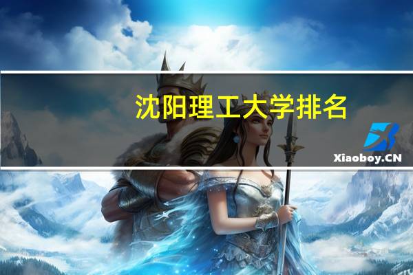 沈阳理工大学排名