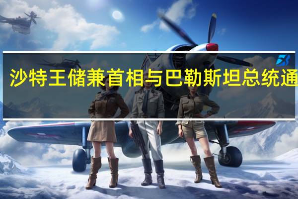 沙特王储兼首相与巴勒斯坦总统通电话