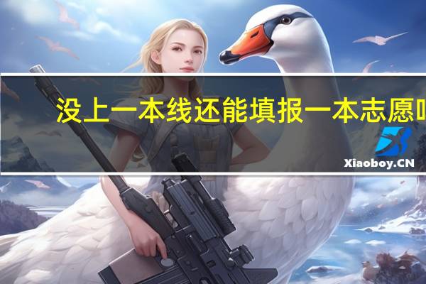 没上一本线还能填报一本志愿吗